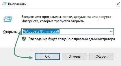 Открытие папки .minecraft Установка модов: открытие папки .minecraft