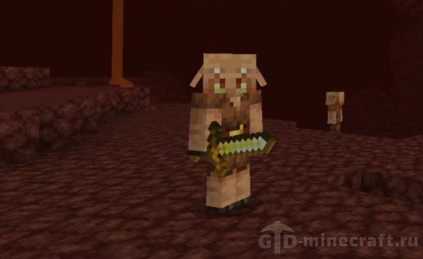 Пиглин, новый моб из Нижнего мира в Майнкрафте Nether Update - пиглин, новый житель Ада